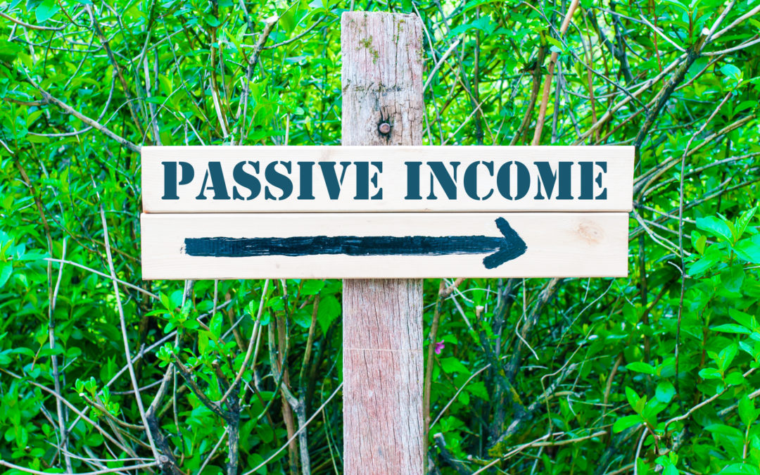 passive income sign